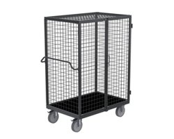 Ergonomiska vagnar Säkerhetsvagn, mörkgrå