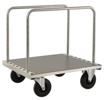 Byggvagnar Elförzinkad robust skivvagn