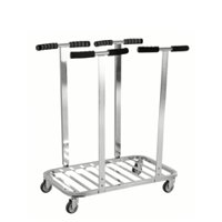 Avfallshantering Dubbel säckställning för 2 säckar