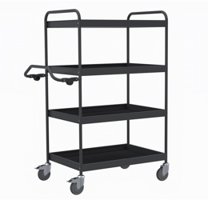 Ergonomiska vagnar Ergonomisk hyllvagn med hjul