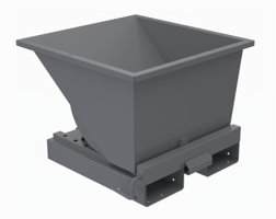 Avfallshantering Tippcontainer, liten för truck